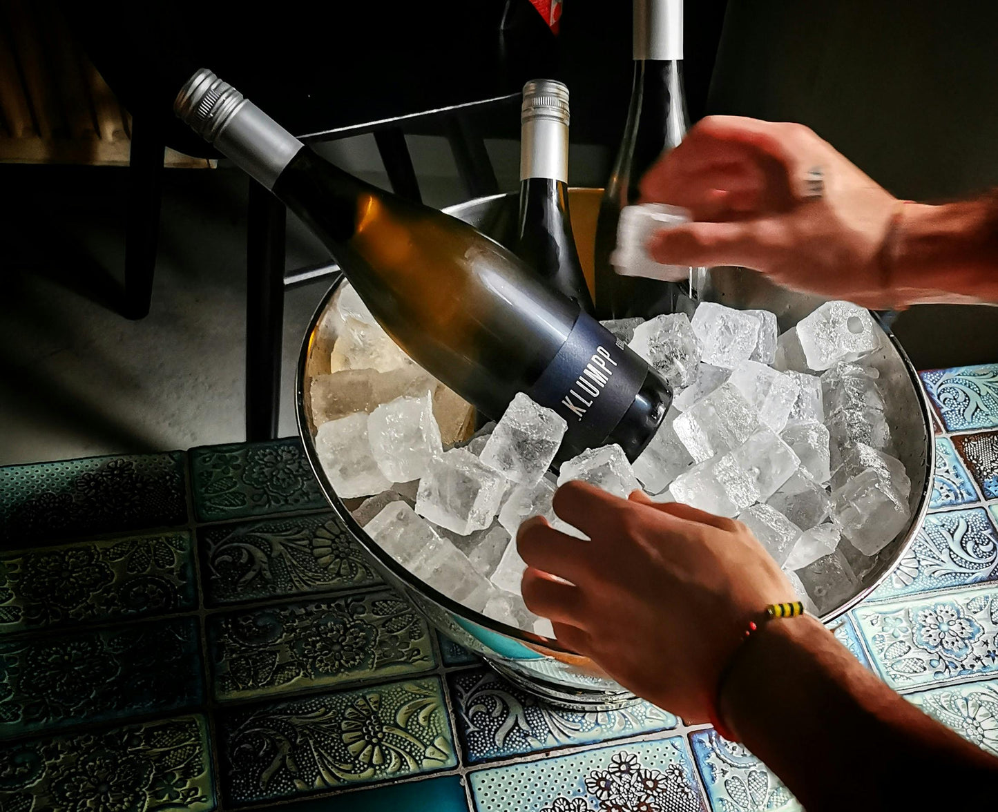 Grote ijsemmer met handgrepen voor horeca en thuisbars