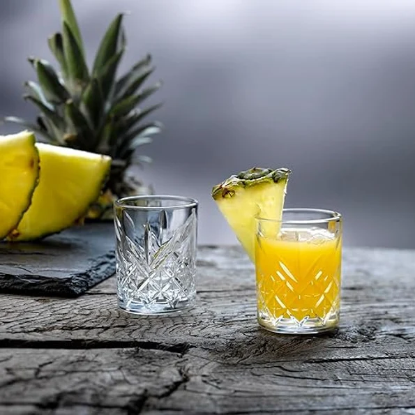 Shotglas 50 ml - Set van 4 - Palm design