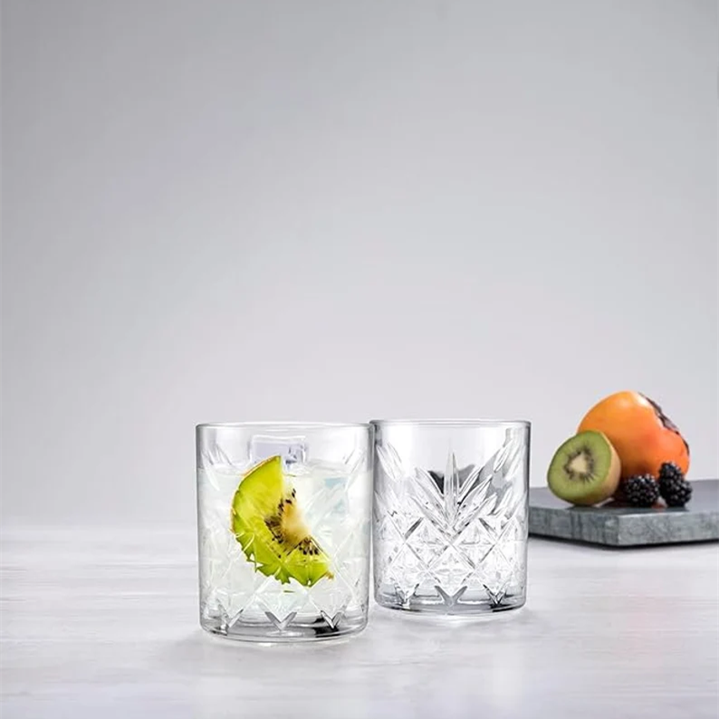Shotglas 50 ml - Set van 4 - Palm design