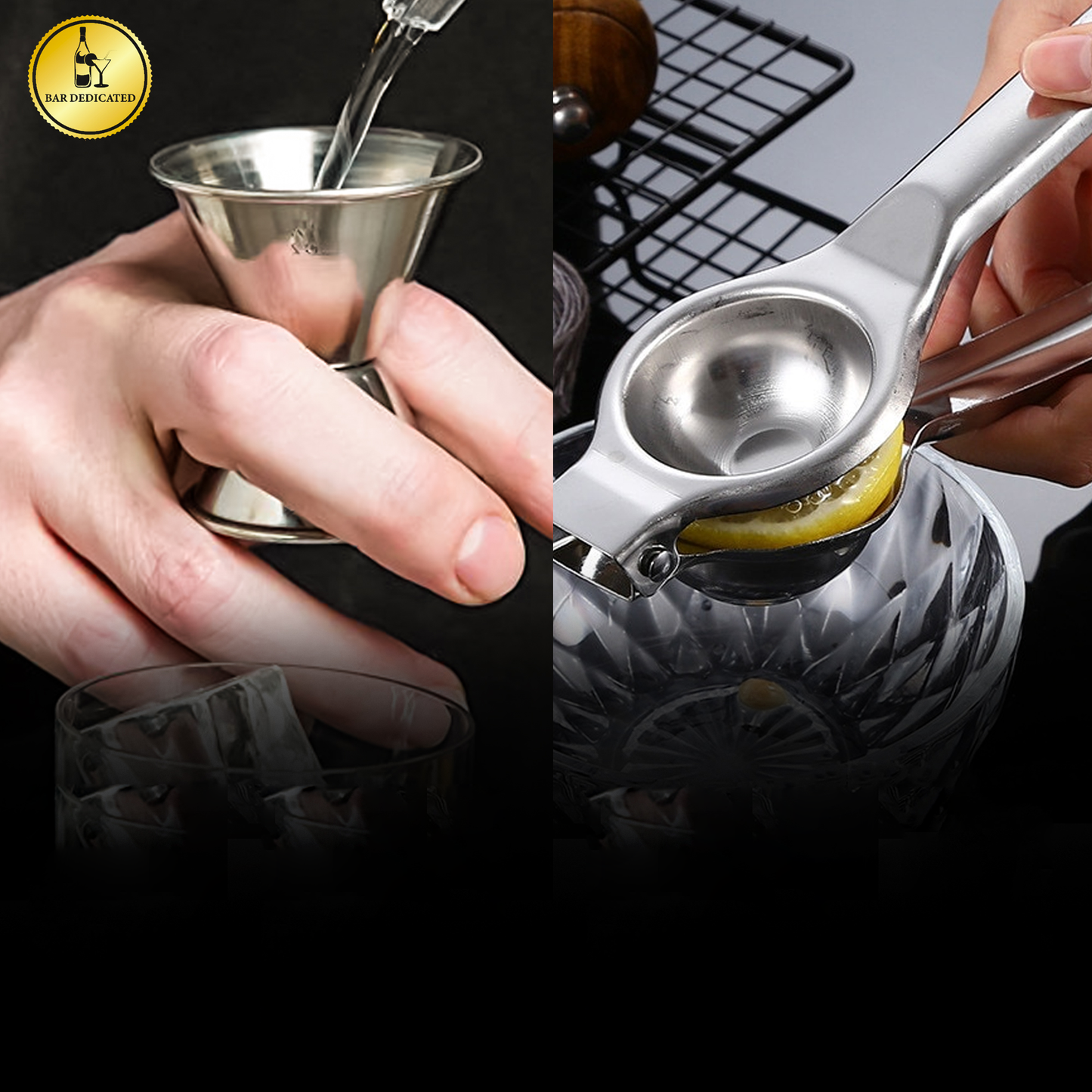 Cocktail set Zilver 8 delig
