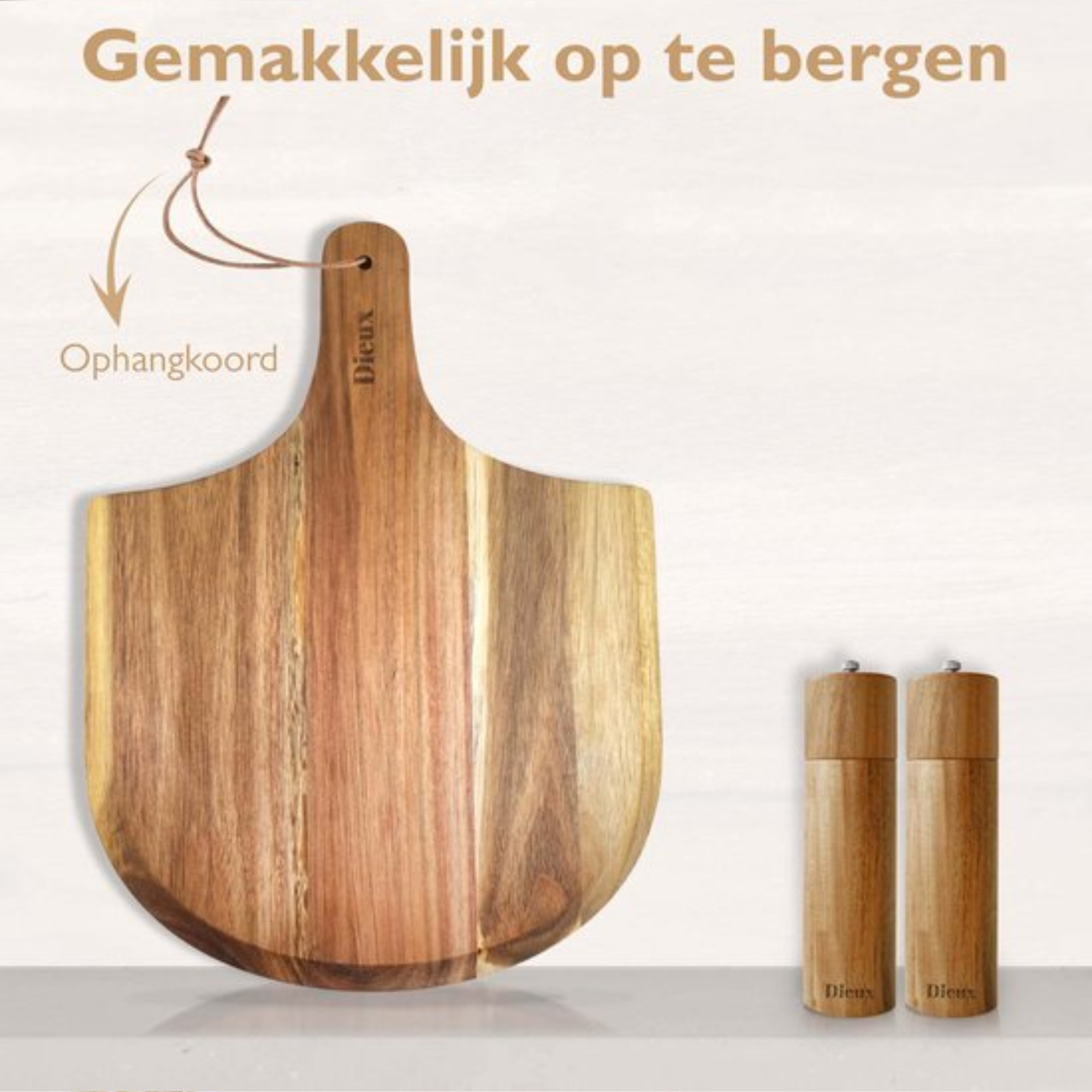 Luxe Snackplank - Acacia Hout