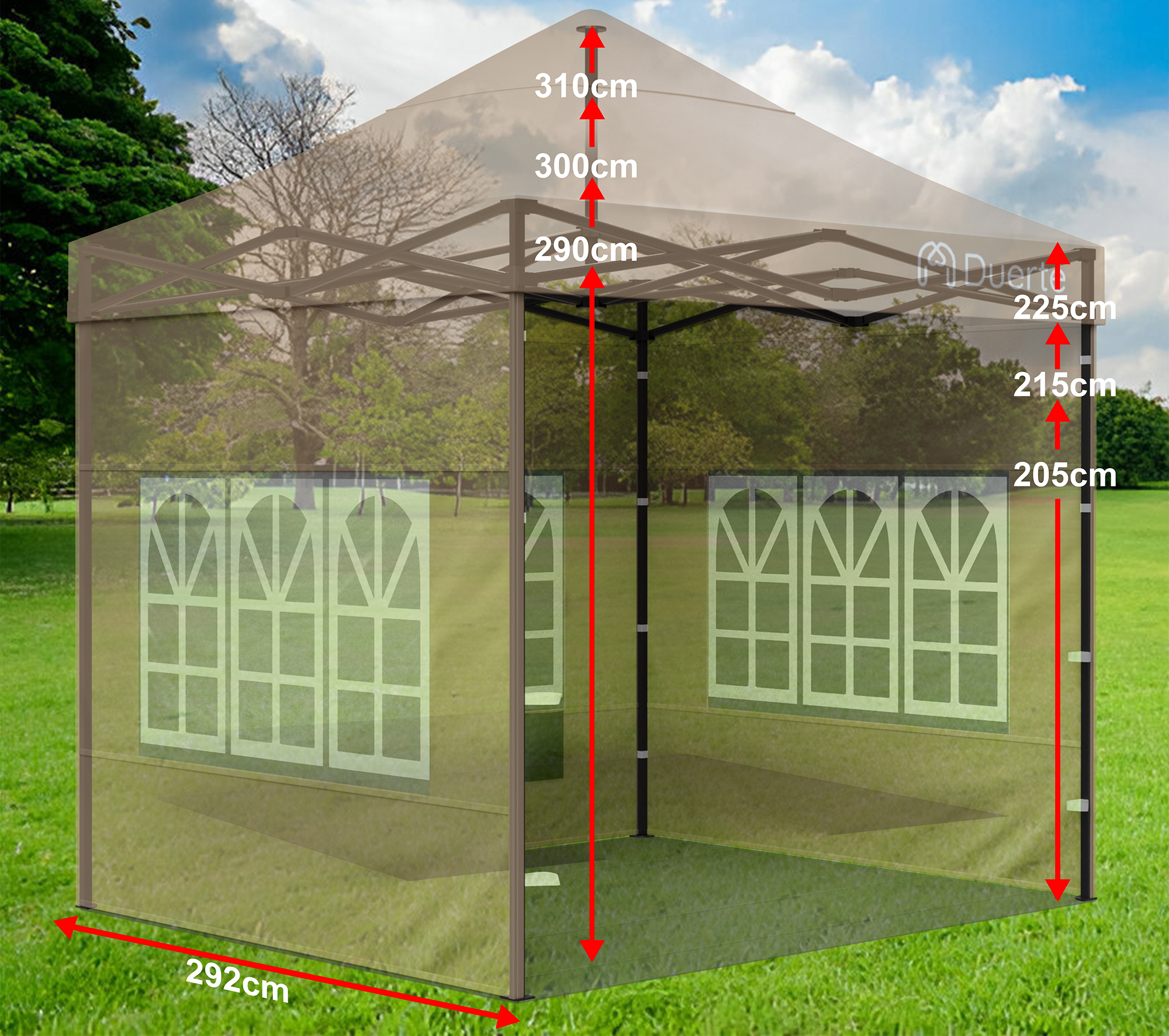 Party tent - Height 