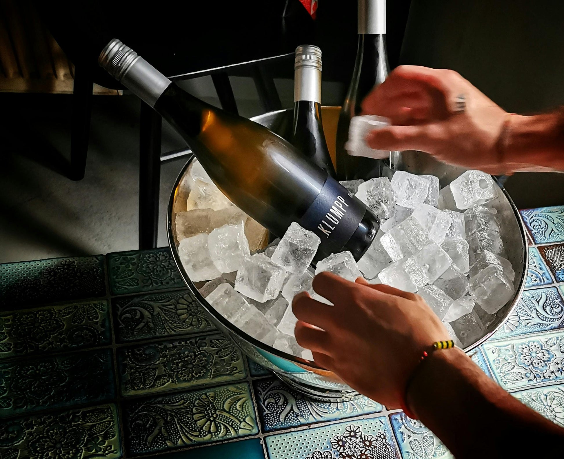 Grote ijsemmer met handgrepen voor horeca en thuisbars